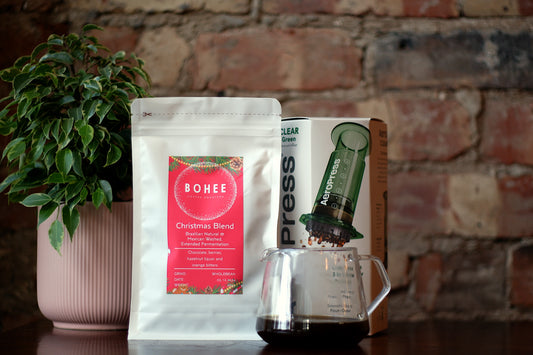 AeroPress Clear Green & Coffee Bundle