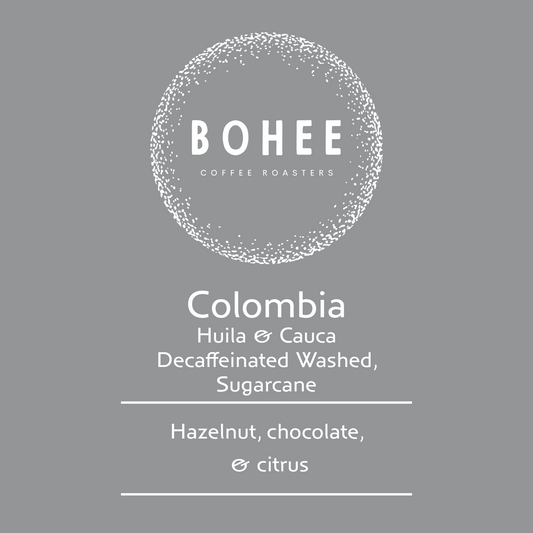 Decaf: Colombia, Huila & Cauca